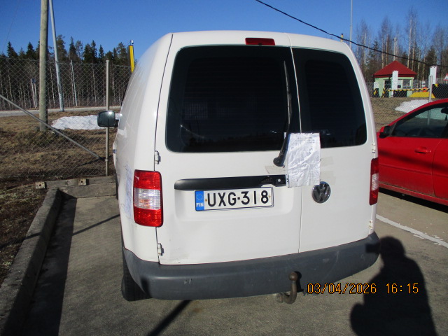 VOLKSWAGEN CADDY, 2004 г. в., г.н. FIN UXG-318, (VIN): WV1ZZZ2KZ5X023758