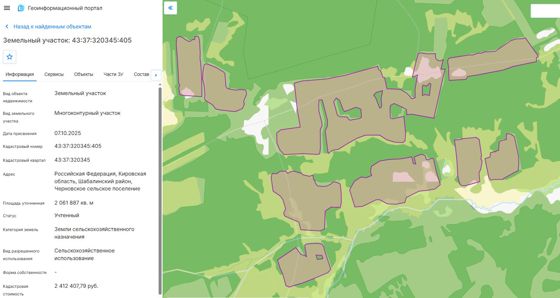 Аренда земельного участка 206,2 га, сельхозназначение, Кировская обл.