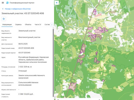 Аренда земельного участка 202,2 га, сельхозназначение, Кировская обл.