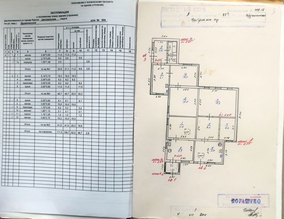 13/50 доли в жилом доме 111,5 м², Курск