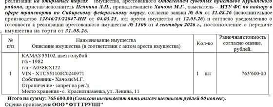 КамАЗ 55102, 1982