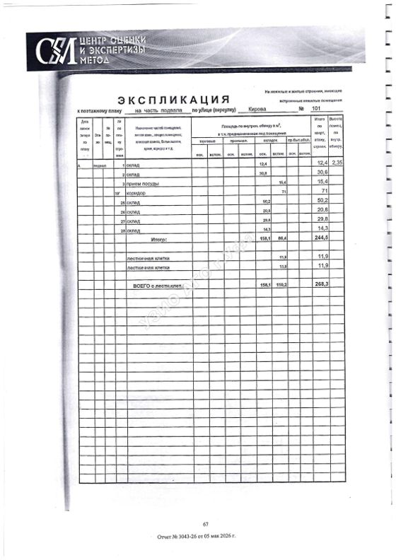 Аренда нежилого помещения 268,3 м², Уфа