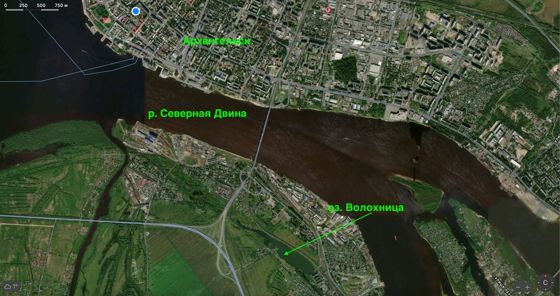 Право водопользования, Архангельская обл.