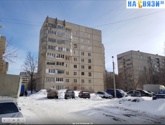 1/4 доли в квартире 50,2 м², Чебоксары