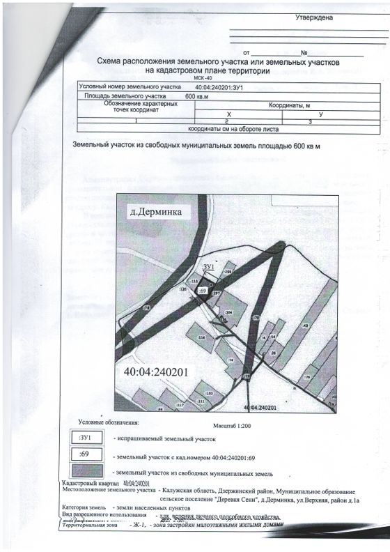 Земельный участок 6 сот., ЛПХ, Калужская обл.