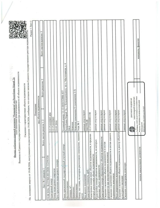 Нежилое помещение 204,6 м², Козьмодемьянск