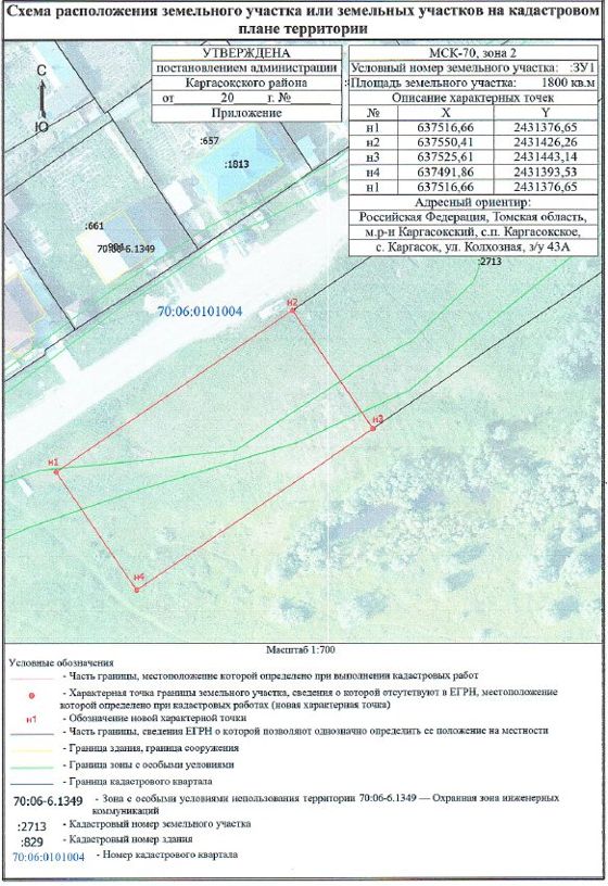 Аренда земельного участка 18 сот., ЛПХ, с. Каргасок, Томская обл.