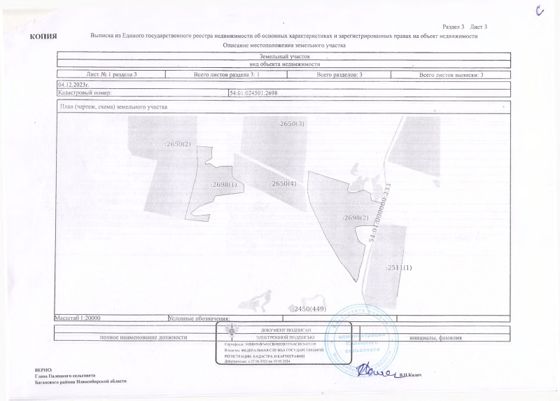 Аренда земельного участка 81 га, Новосибирская обл.