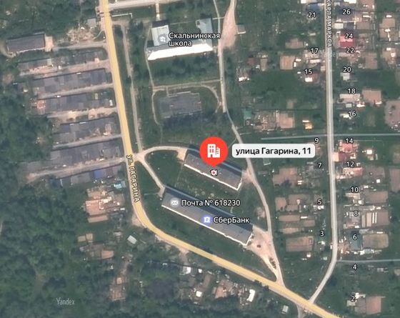 1/4 доли в 1-комнатной квартире 33,4 м², Пермский край