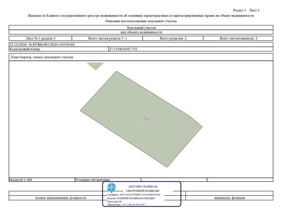 Земельный участок 9 сот., садоводство, рп Солнечный, Хабаровский край