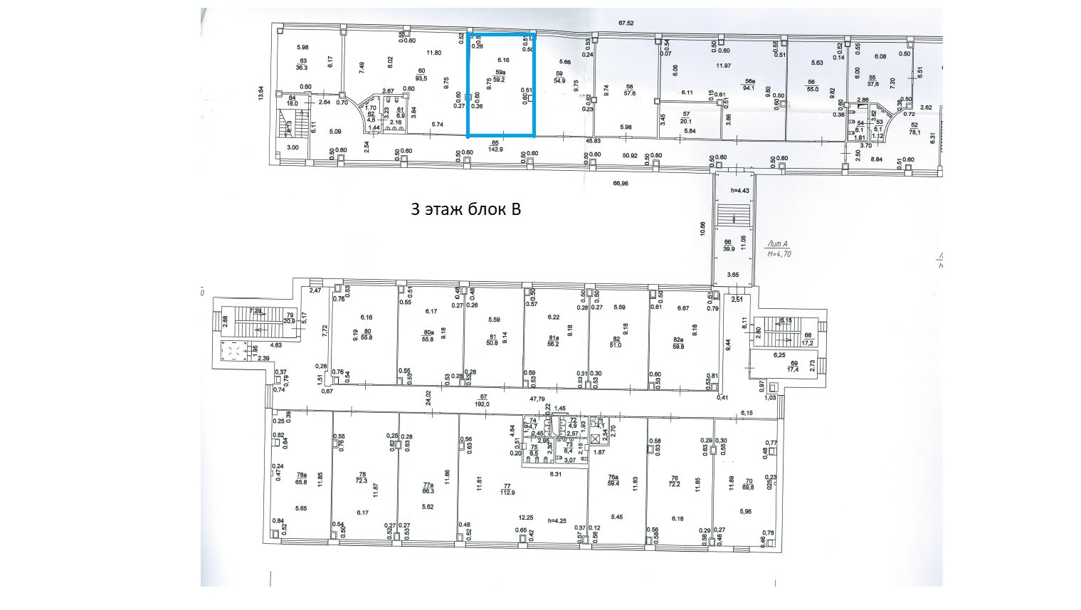Аренда нежилого помещения 59,2 м², Татарстан