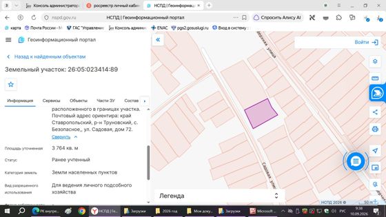 Аренда земельного участка 38 сот., ЛПХ, Ставропольский край