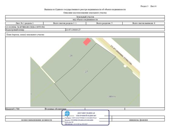 Земельный участок 19 сот., ЛПХ, Чувашия