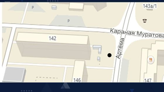Место для нестационарного торгового объекта, Стерлитамак Республики, ул. Артема, д. 142