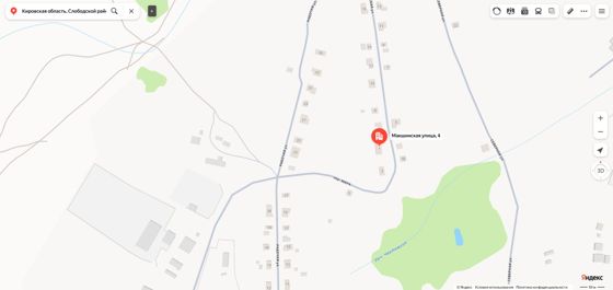 1/4 доли в квартире 26,7 м², д. Денисовы, Кировская обл.