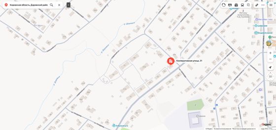 1/2 доли в квартире 34 м², пгт Даровской, Кировская обл.