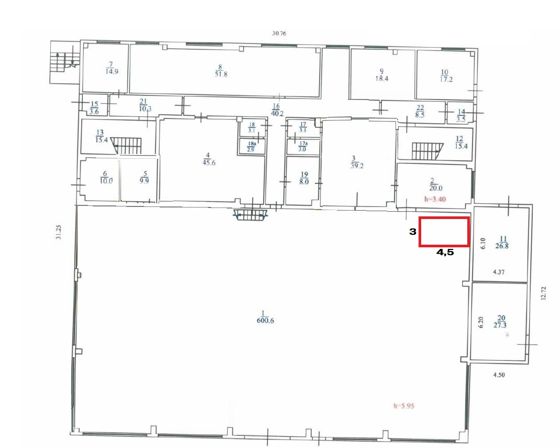Аренда нежилого помещения 13,5 м², Тольятти