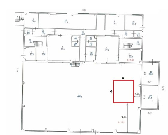 Аренда нежилого помещения 36 м², Тольятти