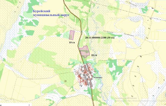 Земельный участок 30 га, сельхозназначение, Амурская обл.