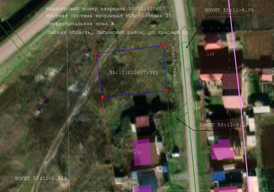 Аренда земельного участка 8,6 сот., ИЖС, Омская обл.