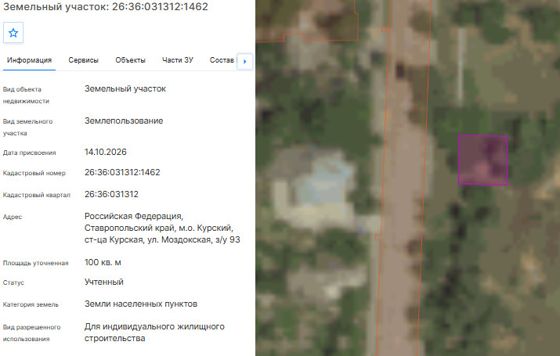 Земельный участок 1 сот., ИЖС, Ставропольский край