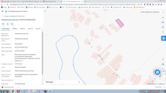 Аренда земельного участка 26 сот., Кемеровская обл.