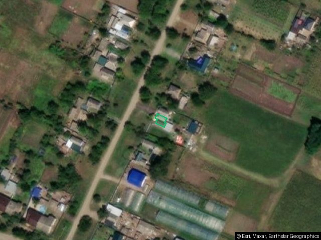 Здание Жилое, кадастровый номер: 23:32:0603005:280, Площадь: 55.2,Земельный участокКадастровый номер: 23:32:0603005:77 ,Виды разрешенного использования объекта недвижимости: Для ведения личного подсобного хозяйства, Площадь: 2500 +/- 35, адрес (местонахождение): Россия, Краснодарский край, Тихорецкий р-н, ст-ца Алексеевская, ул. Восточная, дом 43 Находится в долевой собственности, размер доли: 1/4