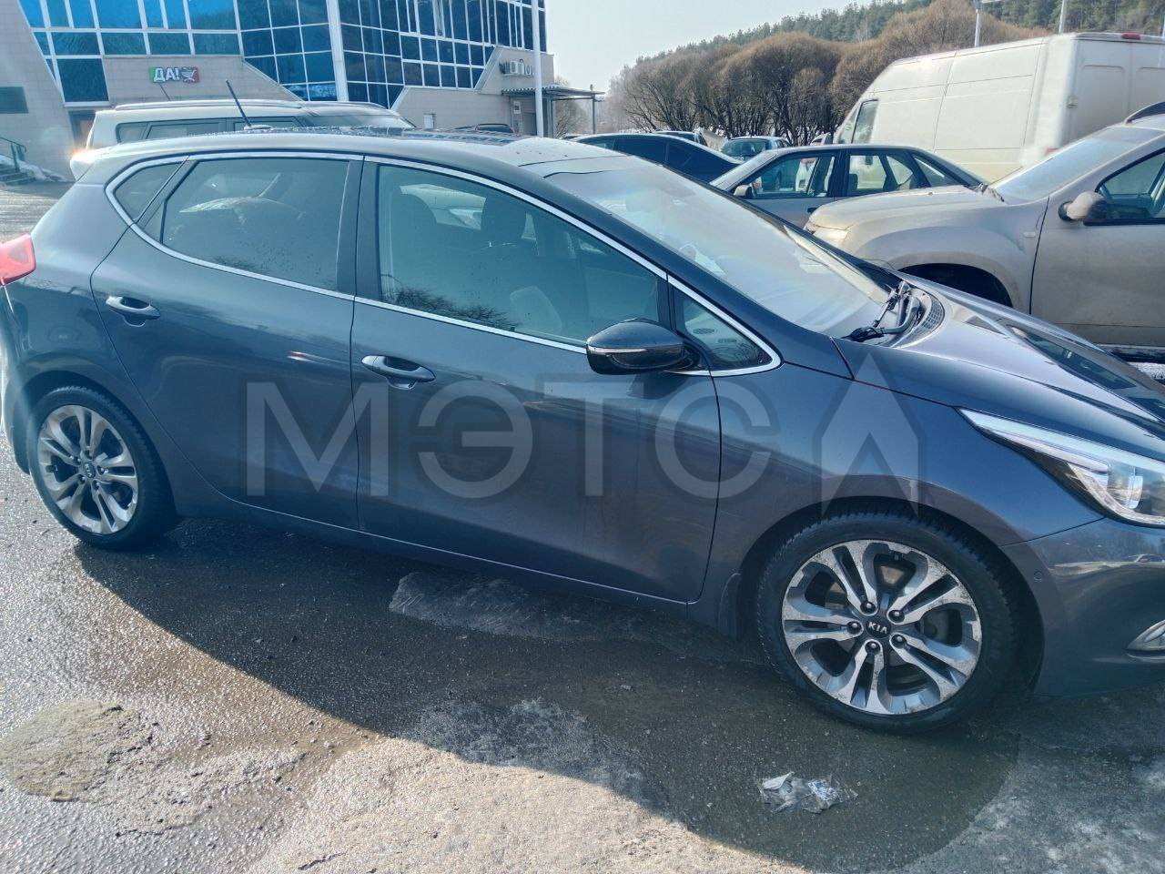 Автомобиль, марки KIAJD(CEE'D),VIN:XWEHN512BD0005756,2012г.в.
Порядок ознакомления с имуществом должника:
Ознакомиться с выставленным на продажу имуществом можно по адресу адресу нахождения имущества. Адрес: Московская обл., г.Климовск ул, Революции д 1, тел. ответ хранителя + 8-920-324-82-40 -Глотова Галина Васильевна